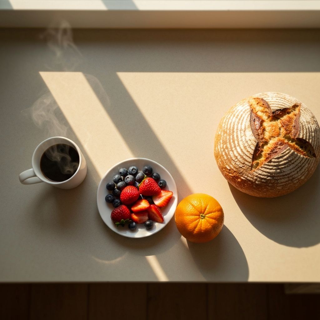 Tagesablauf mit verschiedenen Essmomente